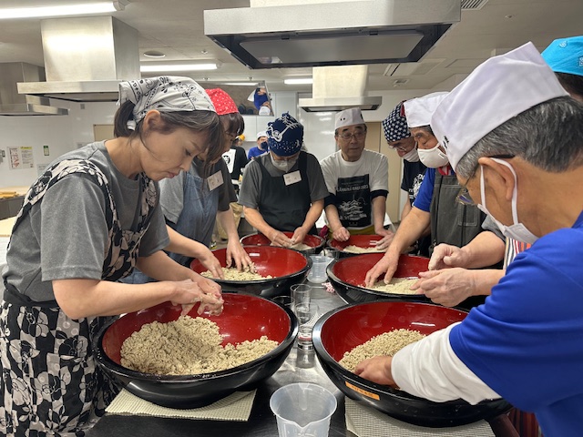 日本橋蕎麦会の様子