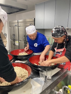 日本橋蕎麦会の様子