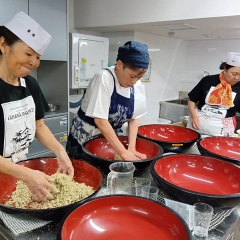 日本橋蕎麦会の様子