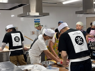 日本橋蕎麦会の様子